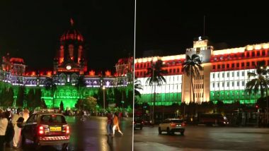 Independence Day 2022: Mumbai's Chhatrapati Shivaji Maharaj Terminus, BMC Headquarters and Mantralaya Illuminate in Tricolour (See Pics)